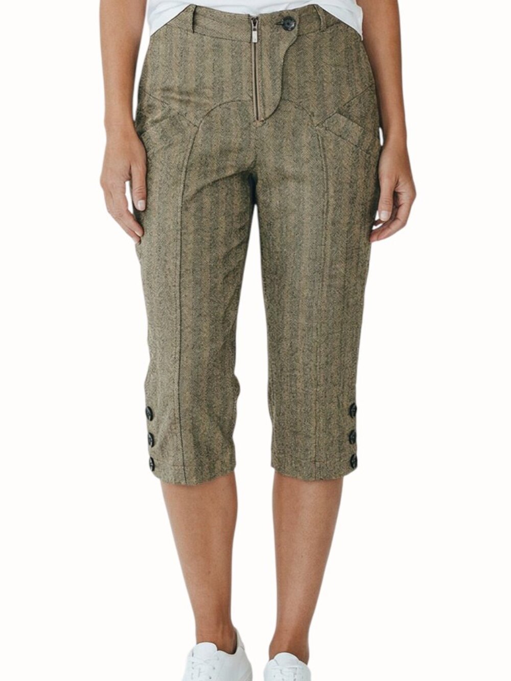 NICOWA Made In Italy Brown Capris - Size 10